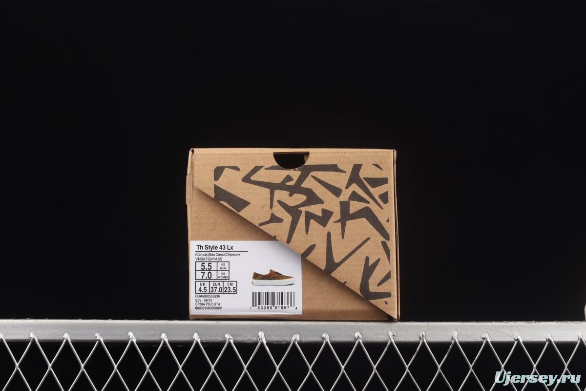 Vans x Taka Hayashi Style 43 Lx co-signed British business retro low-top casual board shoes VN0A7Q4YA6S