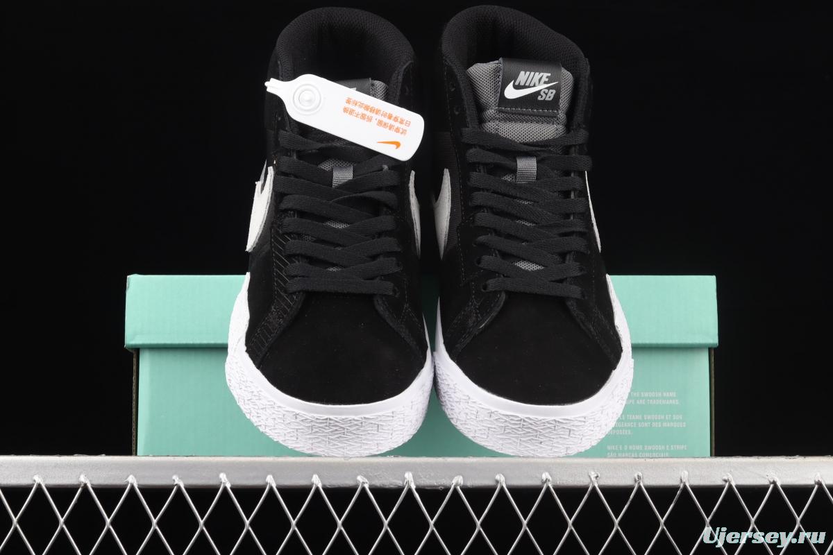 NIKE SB Zoom Blazer Mid PRM splicing broken hook leisure Zhongbang board shoes DA8854-001