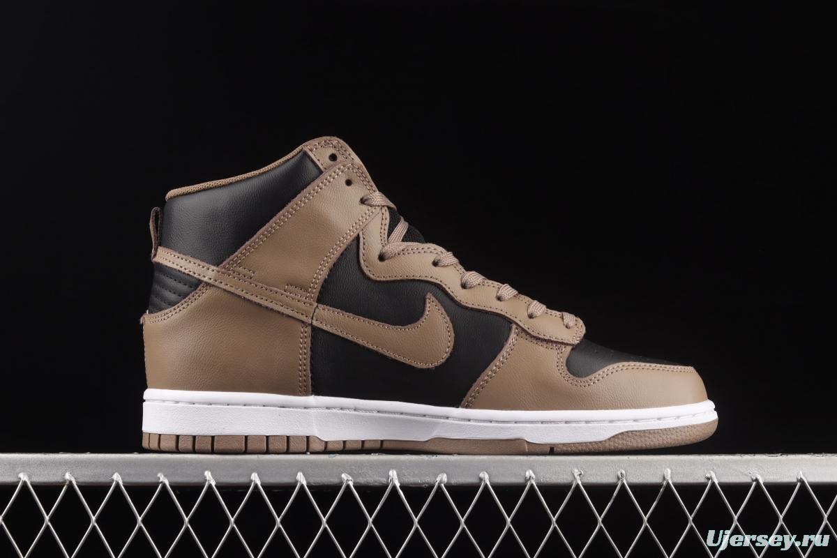 NIKE SB DUNK High Retro Moon Fossil tan SB dunk series high upper skateboard shoes DD1869-002