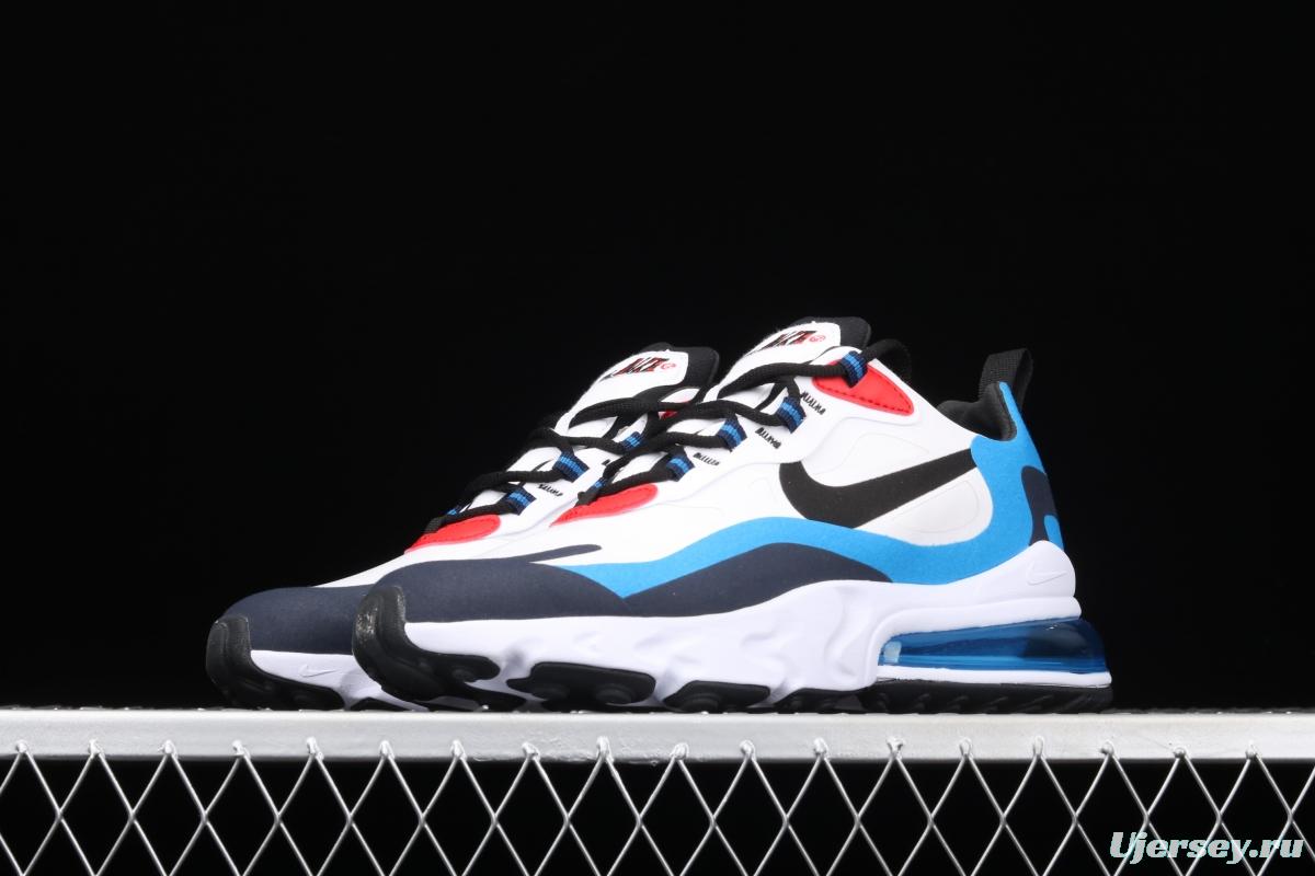 NIKE Air Max 270React new high-frequency mesh hollowing out function half-palm air cushion running shoes DA2400-100