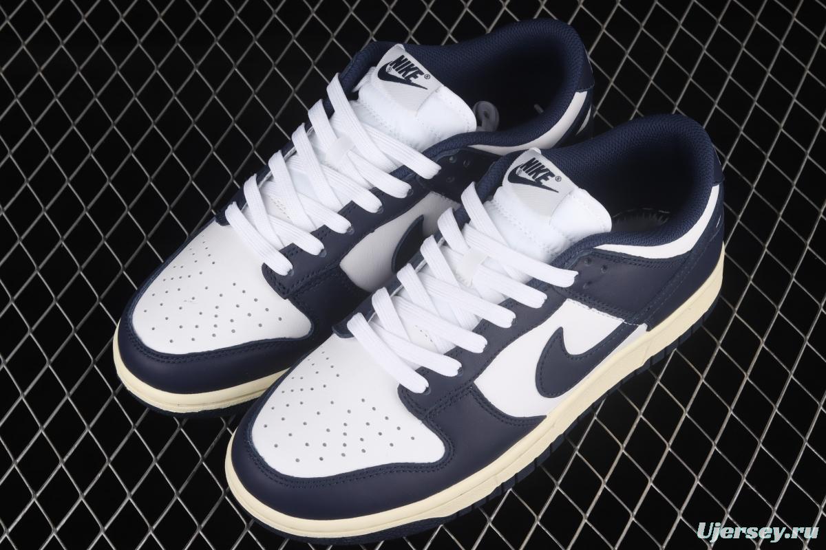 NIKE SB DUNK Low Navy Blue navy blue color SB buckle rebound fashion casual board shoes DD1503-115