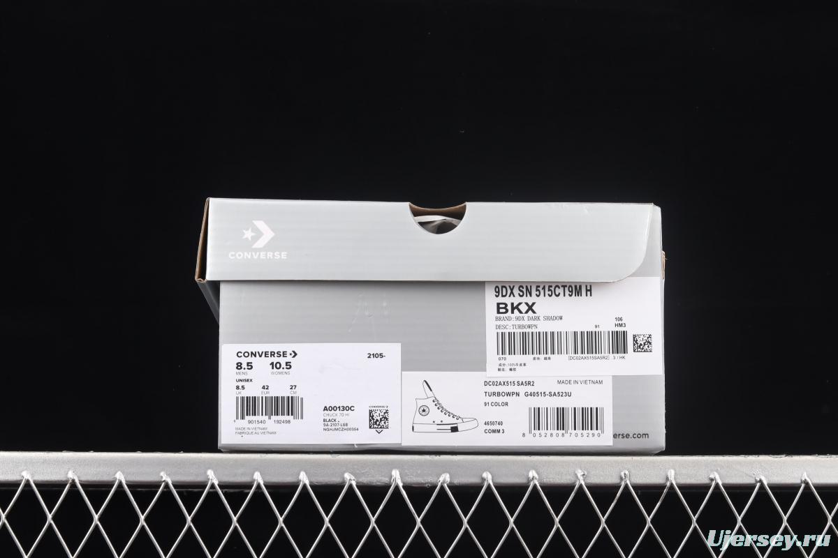 Converse x DRKSHDW international famous designer RickOwens launched a joint series of high-top casual board shoes A00130C.