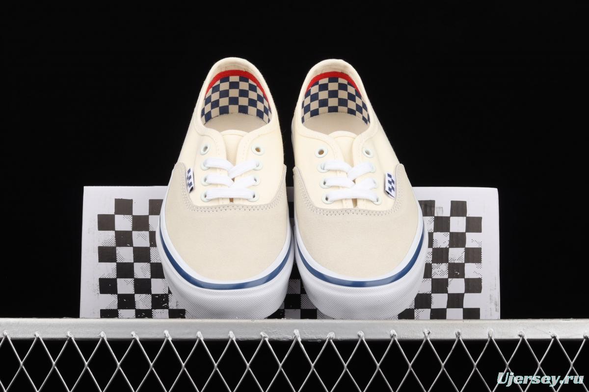 Vans Skate Authentic Pro series rice-white low-top casual board shoes VN0A5FC8OFW