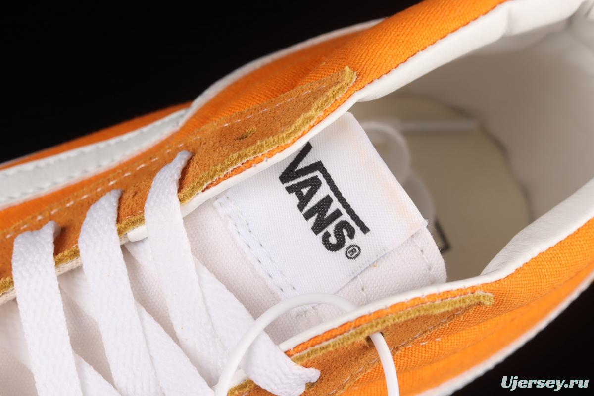 Vans Sk8-Mid 2022 Spring New Orange Soda Water Upper Skateboard Shoes VN0A3WM360C