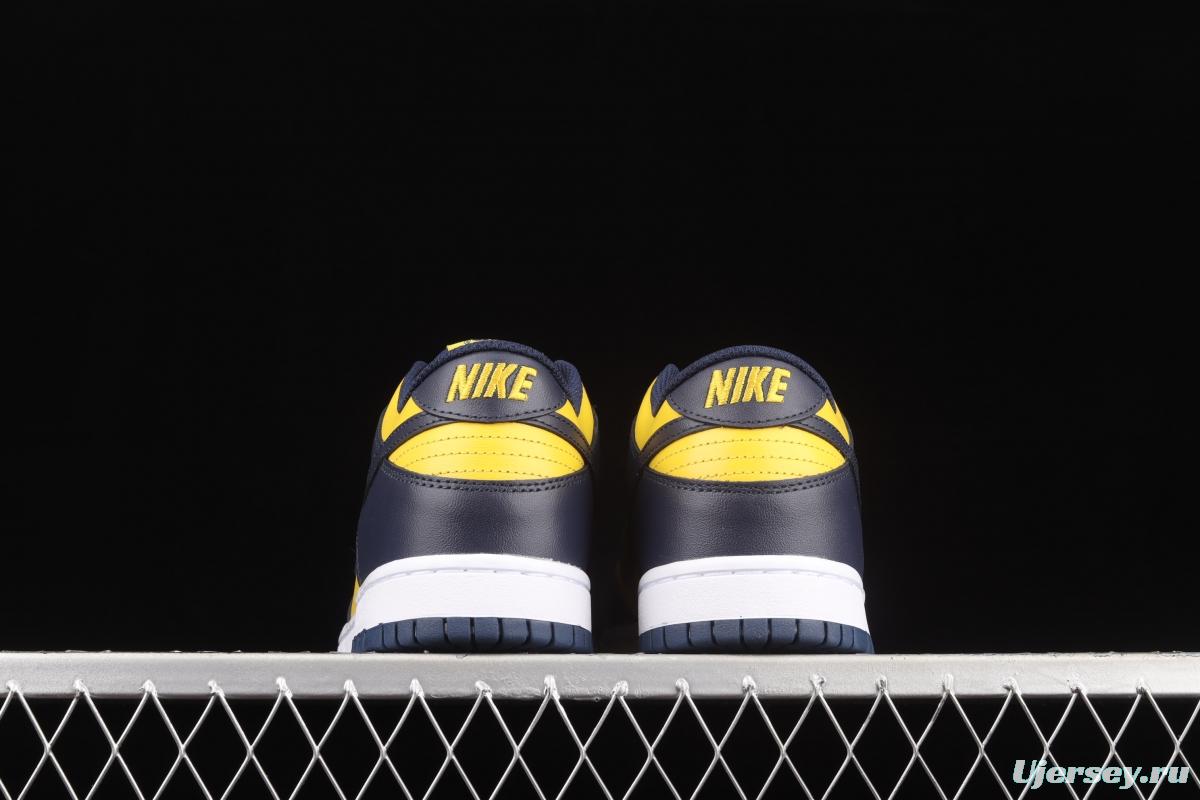 NIKE SB DUNK Low Michigan Michigan color buckle broken backboard fashion casual board shoes DD1391-700