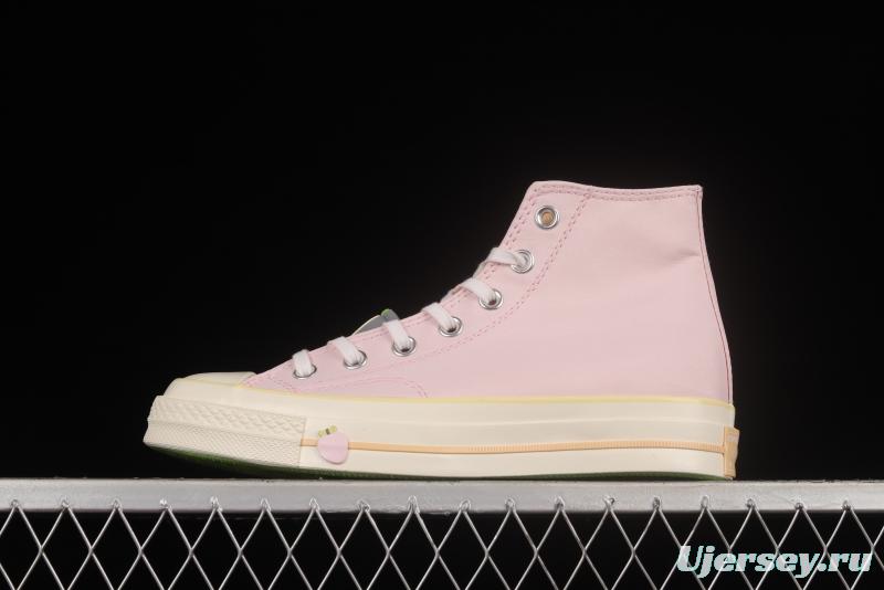 Converse Chuck 70 Hi Fruit Platter Peach Powder High Top Casual Shoes A02295C