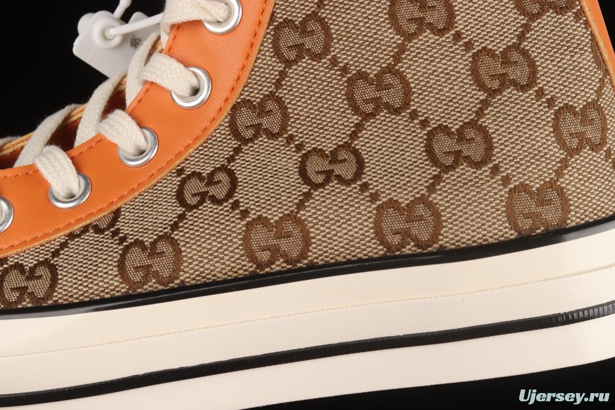 Remake Con Gucci x Converse Converse Trend High Top Casual Sneakers 169768C