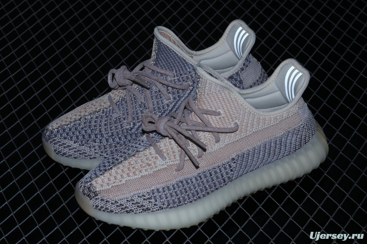 Adidas Yeezy 350 Boost V2 Ash Pear GY7658 Darth Coconut 350 second Generation hollowed-out Grey Pearl Color BASF Boost original