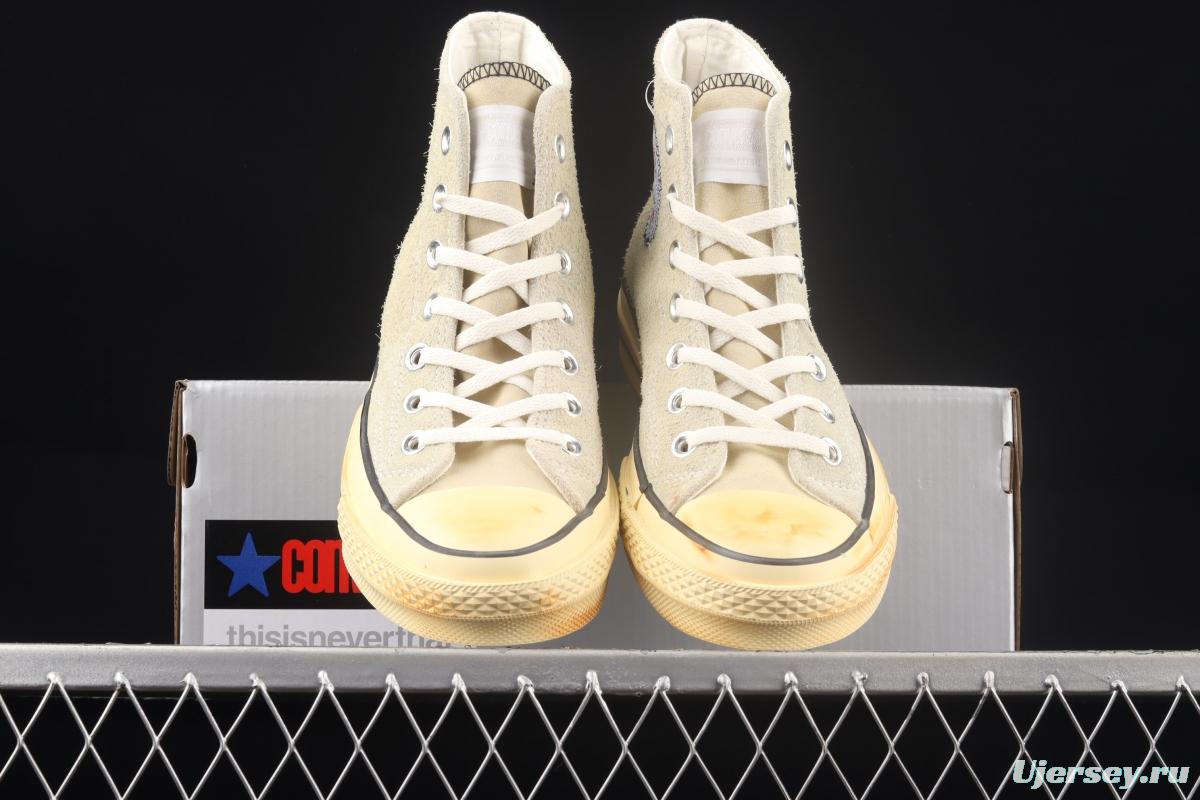 Thisisneverthat x Converse Chuck Taylor All Star 1970's Converse 2022 new suede high upper shoes 172395C