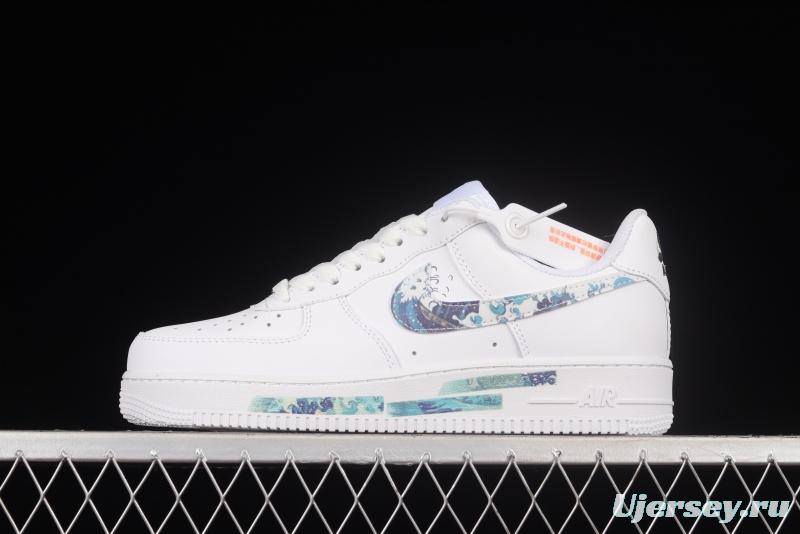 NIKE Air Force 1'07 Lx Painted Graffiti Low-Top Sneakers CW2288-211