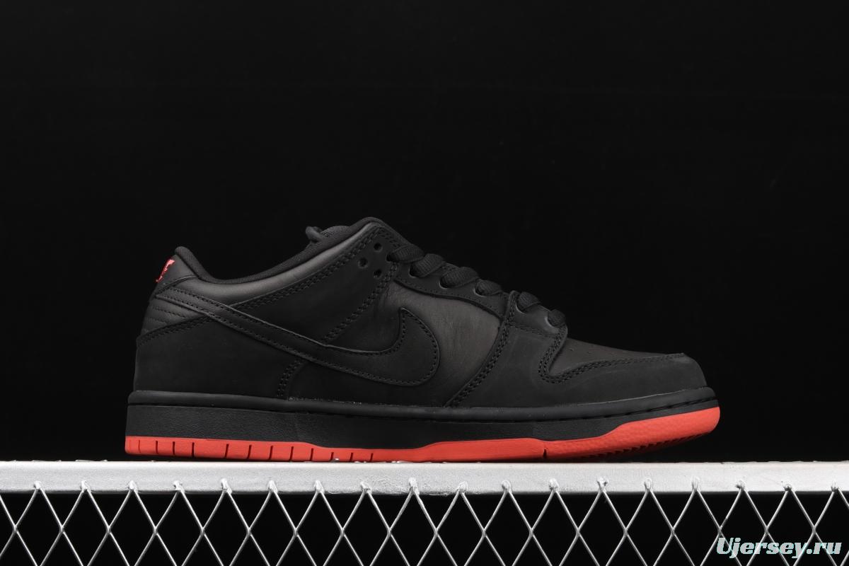 Black Pigeon x NIKE SB DUNK low Trd QS black pigeon retro low-side leisure sports skateboard shoes 883232-008