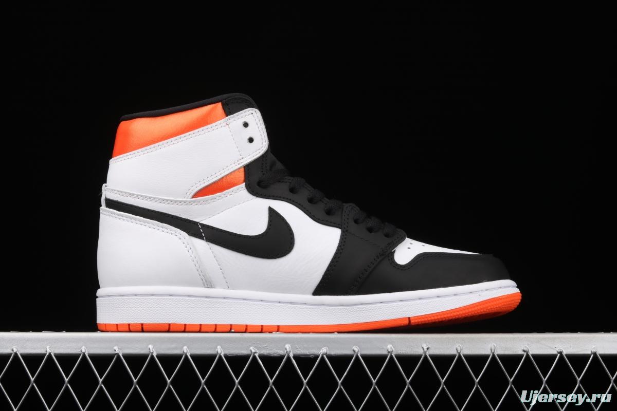 Air Jordan 1 High OG Black Toe Shattered Backboard rebound black toe high top basketball shoes 555088-180