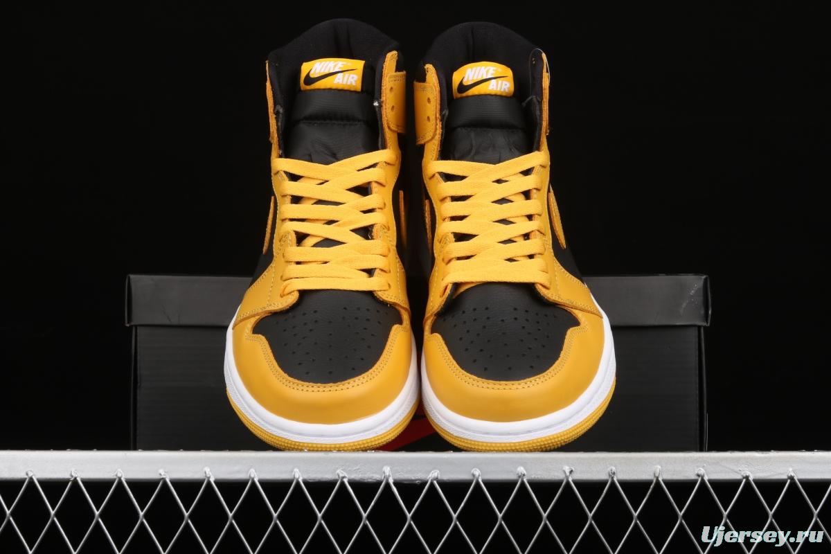 Air Jordan 1 High OG Pollen black and yellow 555088-701