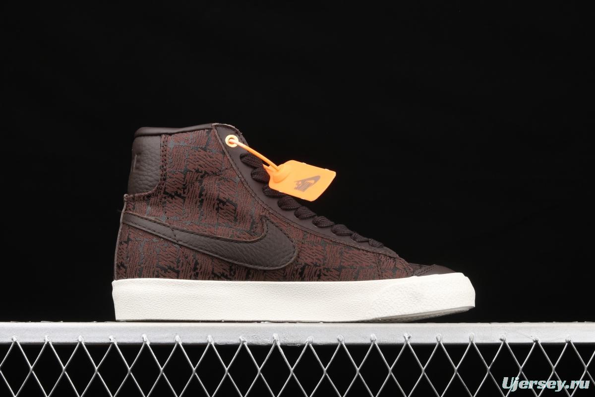 NIKE Blazer Mid'77 Mid Trail Blazers High-top True Vulcanized Leisure Board shoes DA4299-200