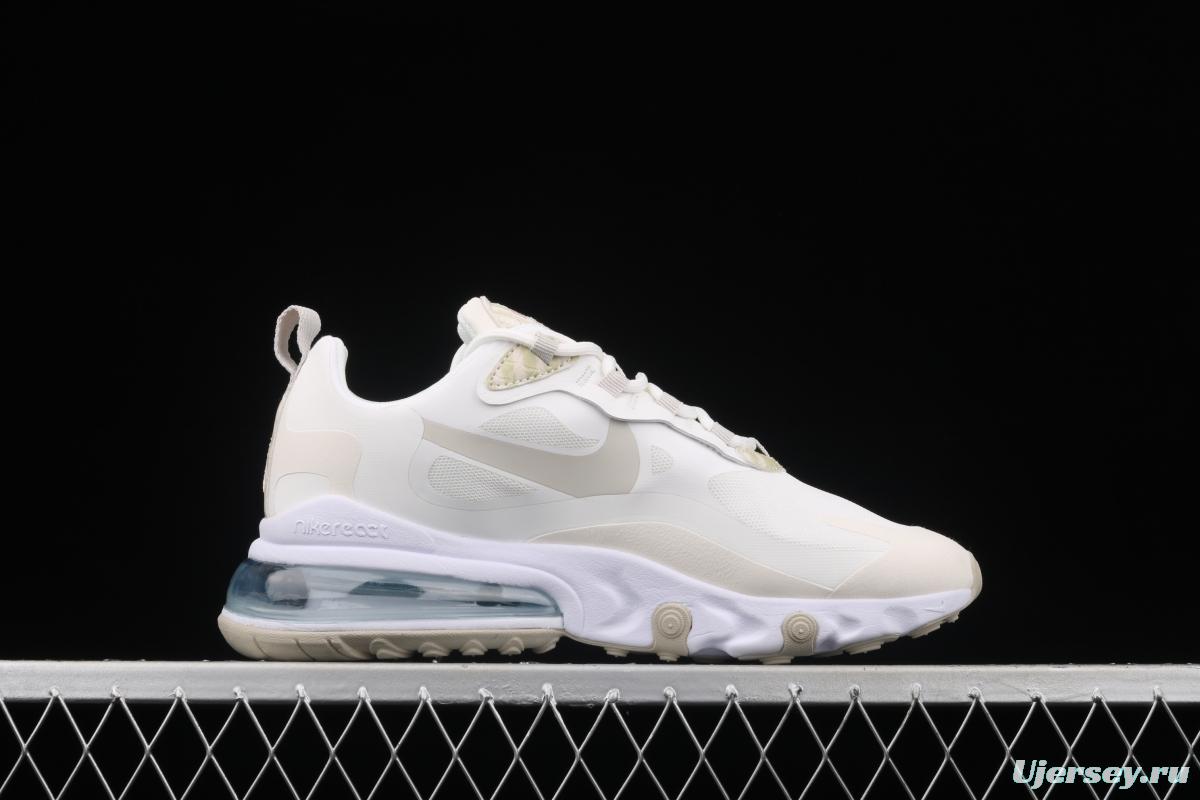 NIKE Air Max 270React new high-frequency mesh function half-palm air cushion running shoes CV8815-100