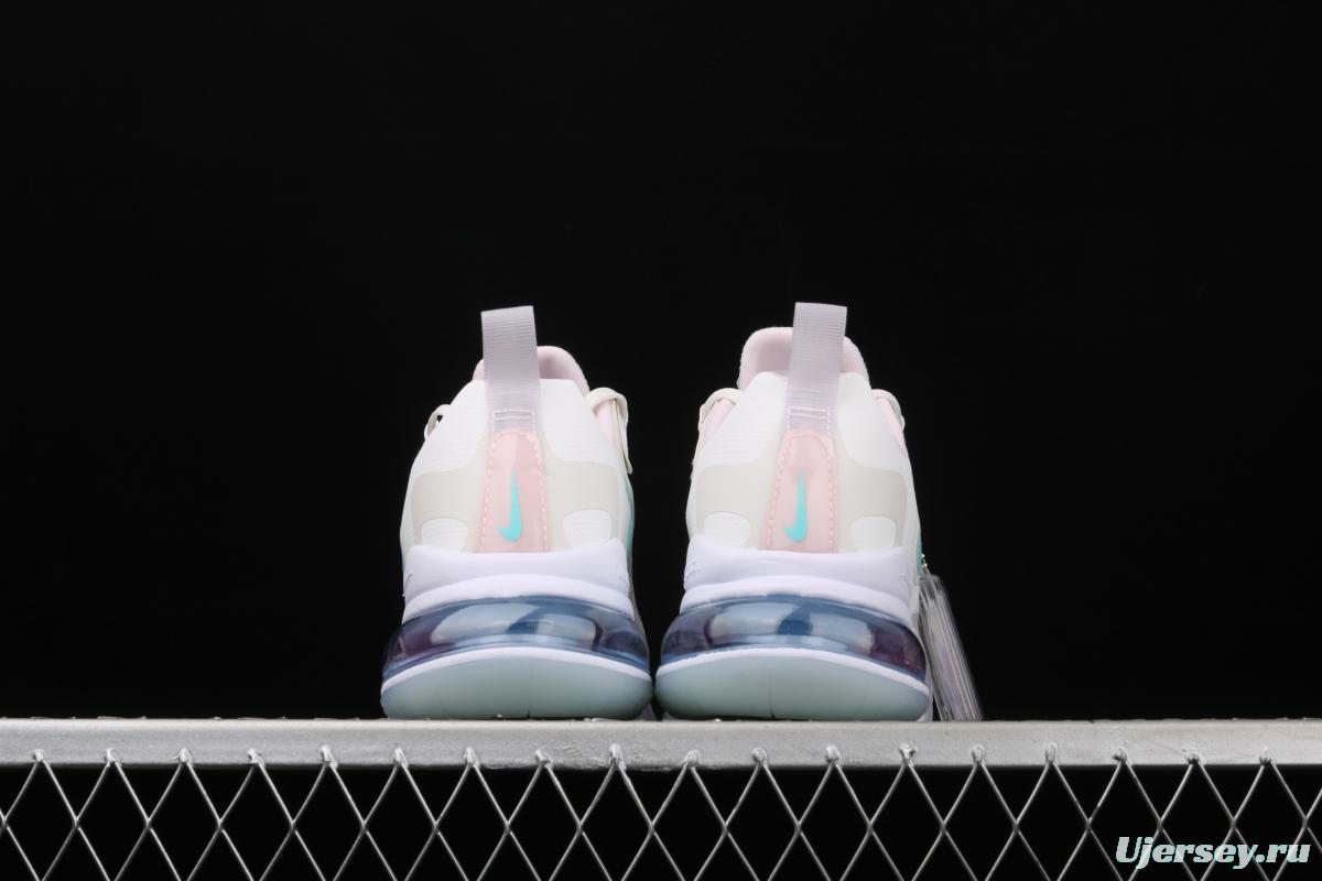 NIKE Air Max 270React new high-frequency mesh function half-palm air cushion cushioning running cloth shoes CK6929-100