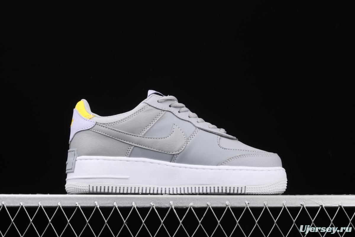NIKE Air Force 1 ShAdidasow light weight heightened low-top board shoes CI0919-002