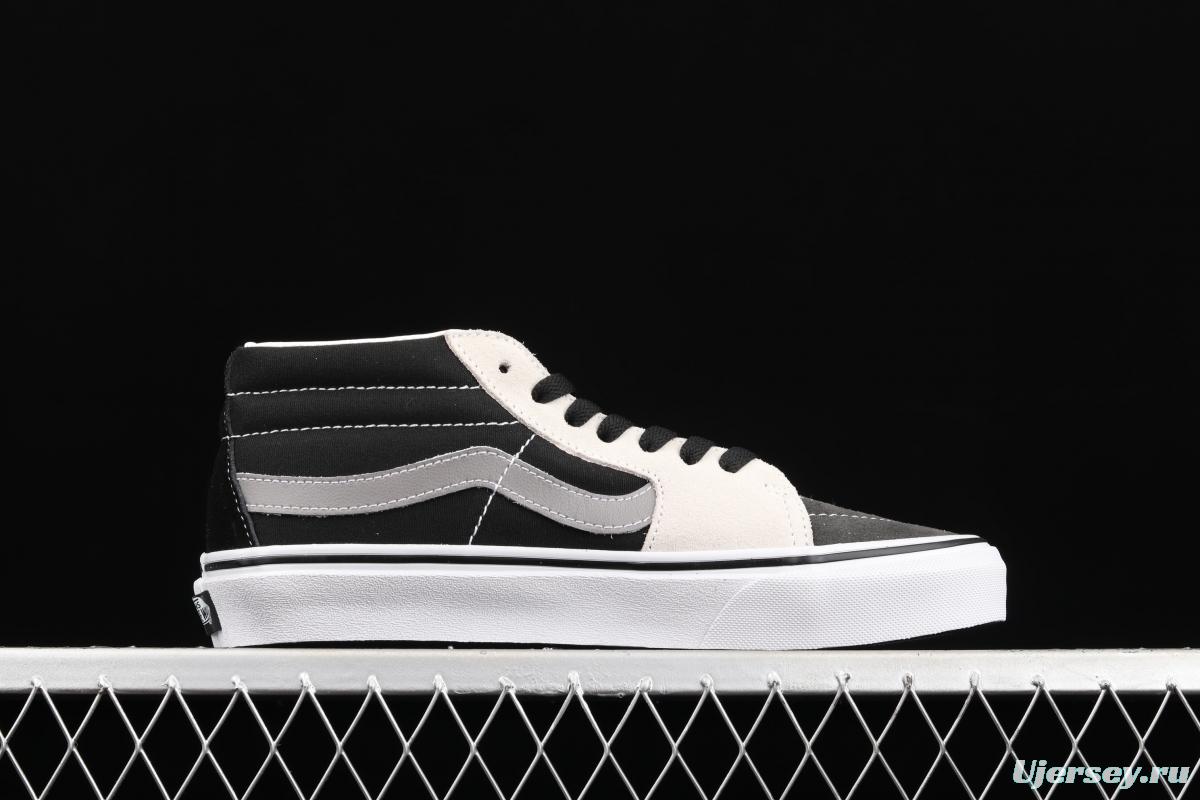 Vans Sk8-Mid Vance color elements retro Chinese top casual board shoes VN0A3WM32PD