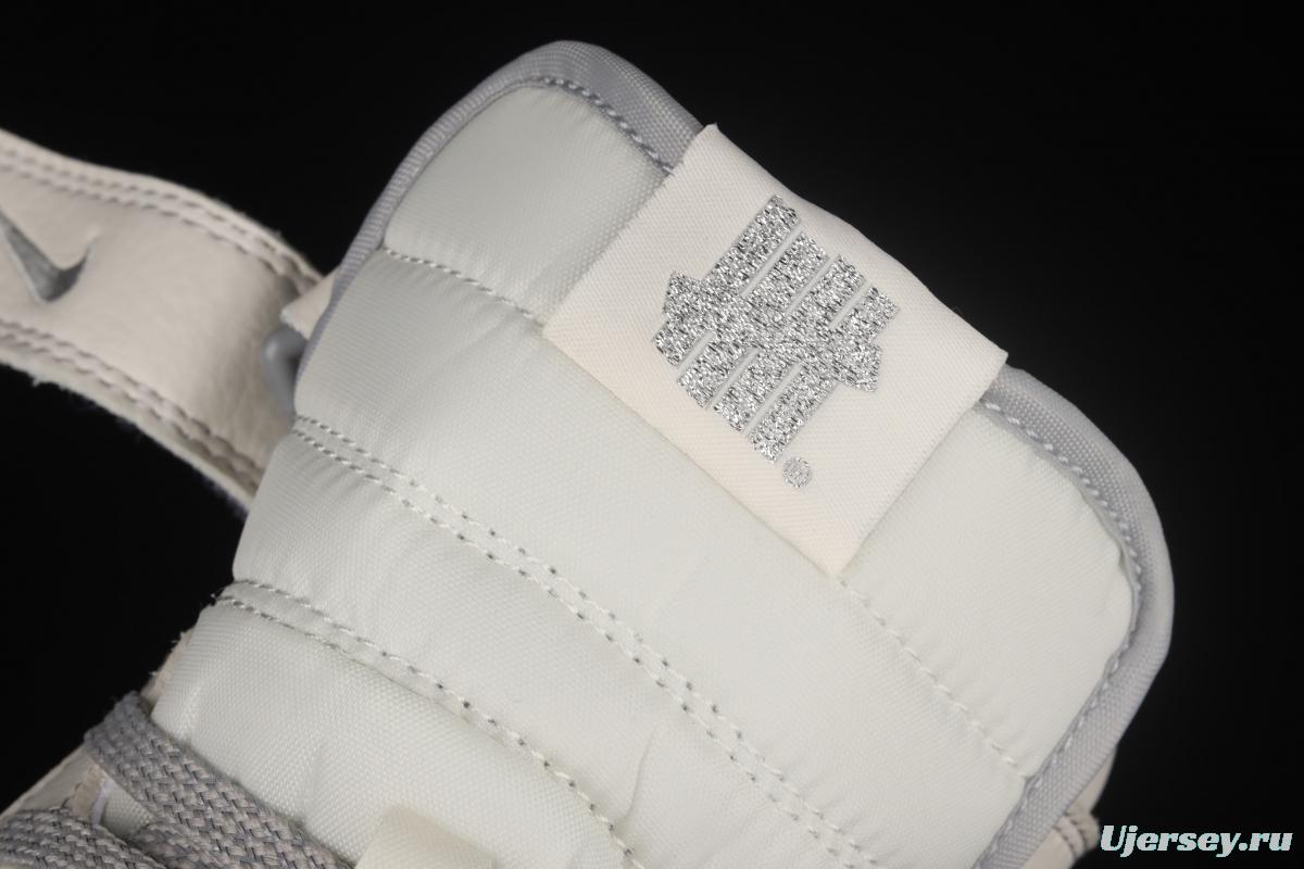 Undefeated x NIKE Air Force 1 Mid SU19 Silver Daredevil 3M reflective casual board shoes AO6617-306