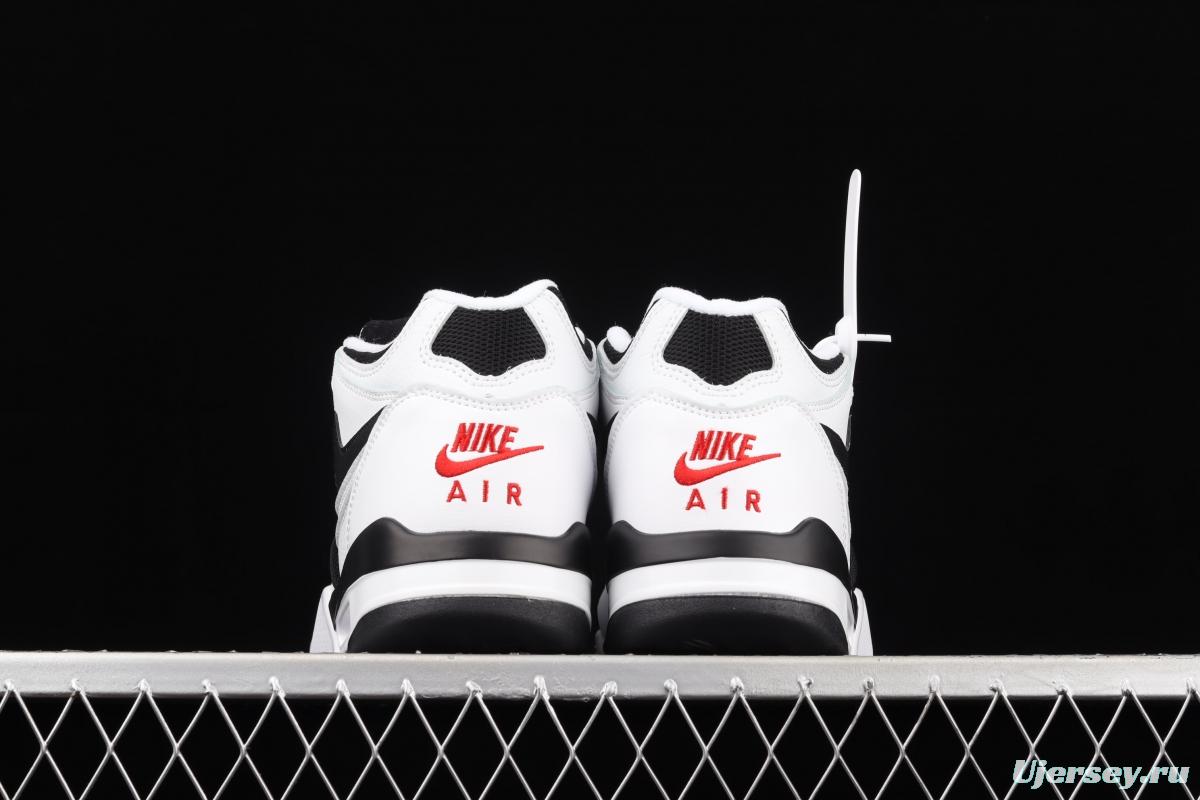 NIKE Air Flight 89 White and Black Air cushion Basketball shoes DB5918-100