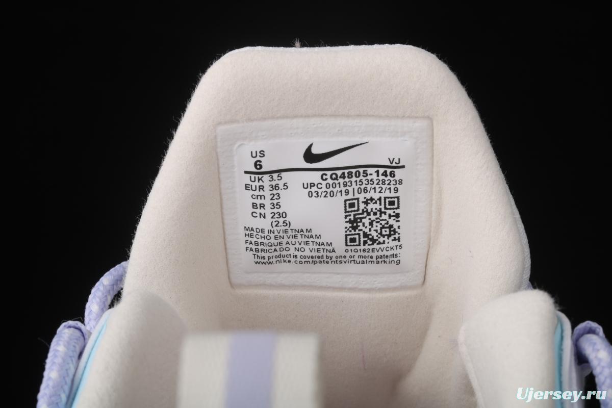 NIKE Air Max 270React new high frequency mesh function half palm air cushion running shoes CQ4805-146,