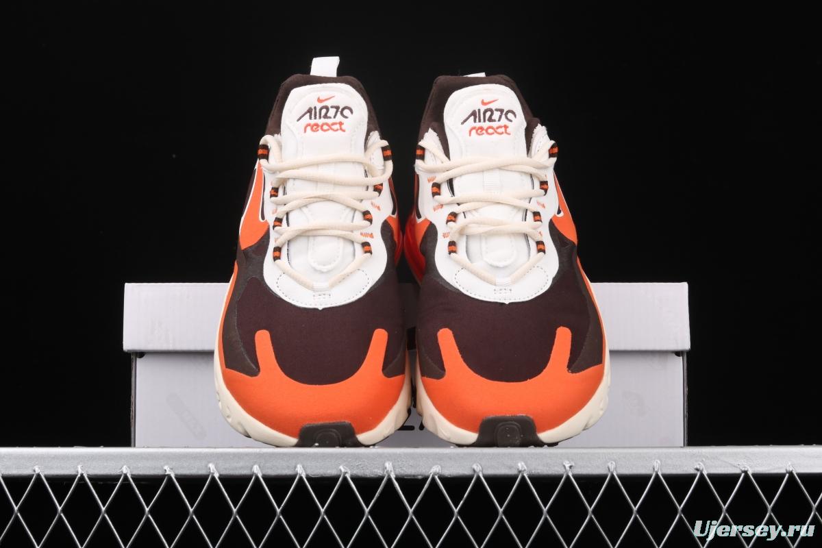 NIKE Air Max 270React new high-frequency mesh function half-palm air cushion cushioning running cloth shoes CT2864-300