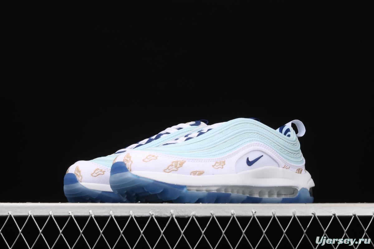 NIKE Air Max 97 Golf Golf shoes Classic Crossing bullet Air cushion running shoes CK1220-100