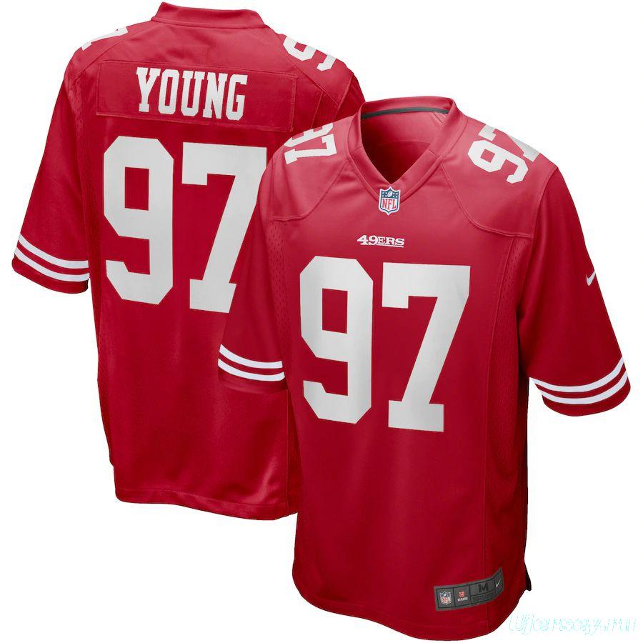 Men's Bryant Young Scarlet Retired Player Limited Team Jersey