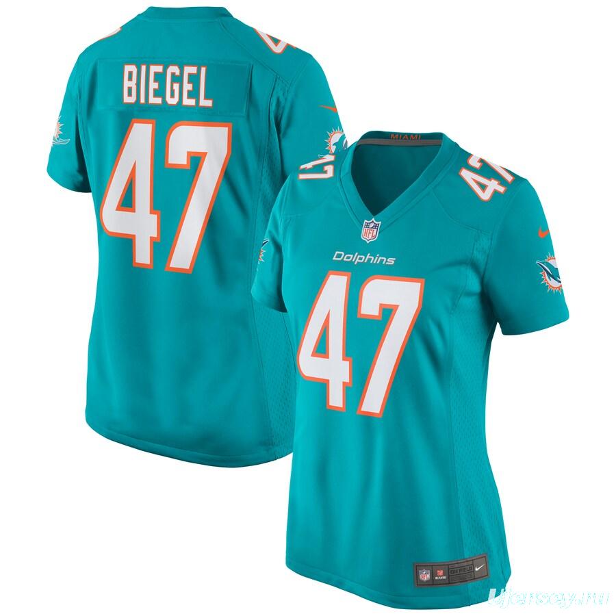 Women's Vince Biegel Aqua Player Limited Team Jersey