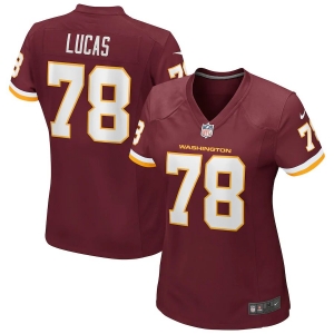 Women's Cornelius Lucas Burgundy Player Limited Team Jersey