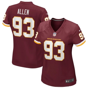 Women's Jonathan Allen Burgundy Player Limited Team Jersey