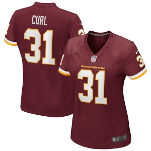 Women's Kamren Curl Burgundy Player Limited Team Jersey