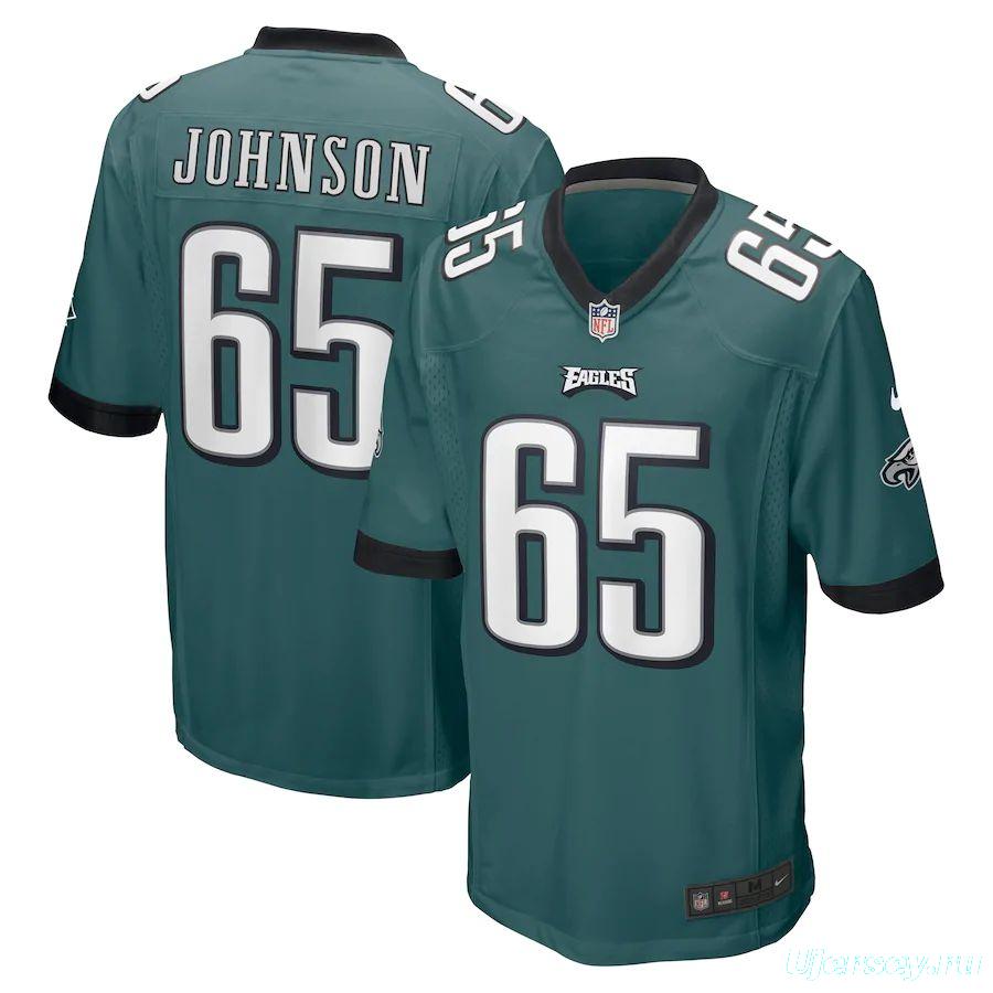 Men's Lane Johnson Midnight Green Player Limited Team Jersey