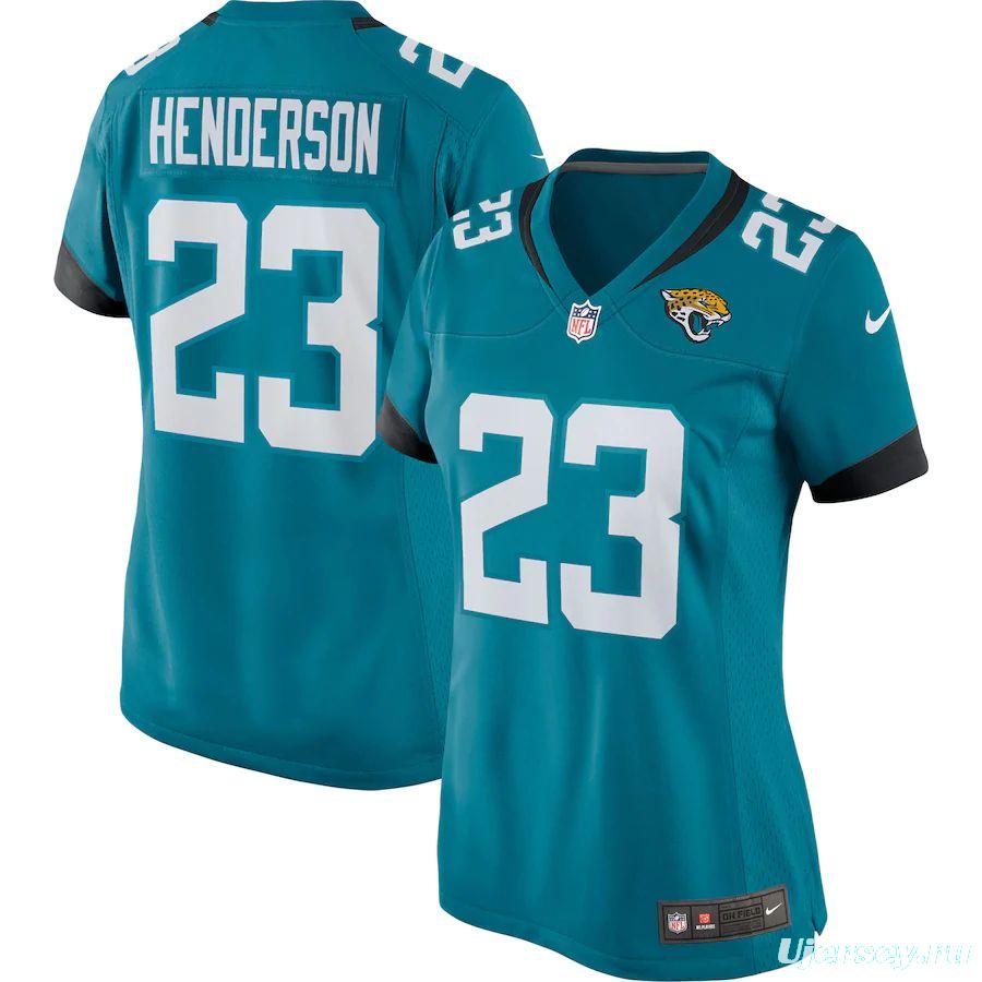 Women's CJ Henderson Teal Player Limited Team Jersey