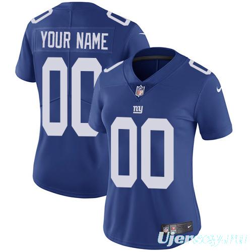 Women's Royal Blue Custom Game Team Jersey