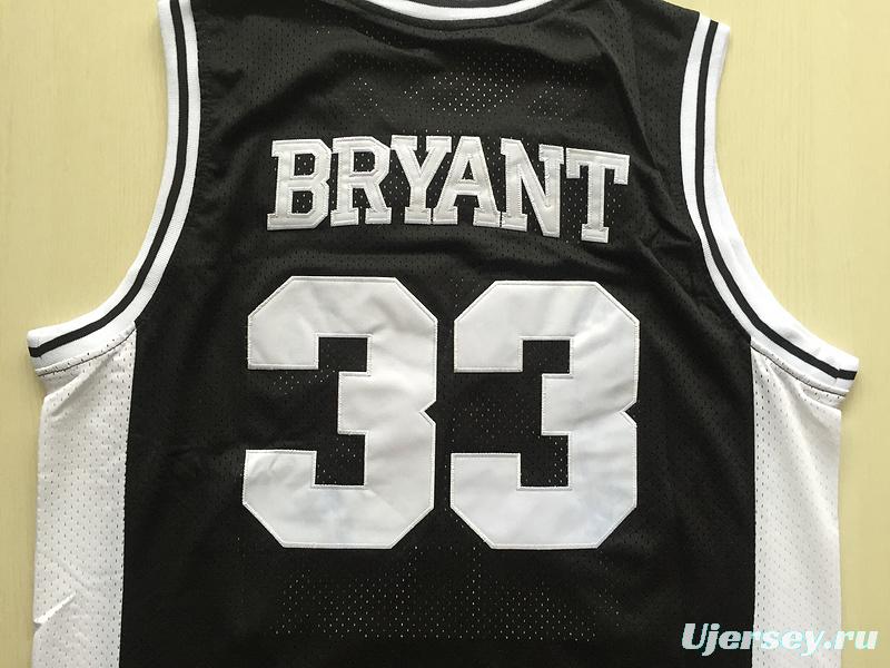 Kobe Bryant 33 Lower Merion High School Black Basketball Jersey