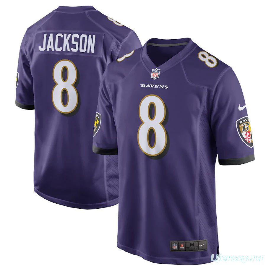 Men's Lamar Jackson Purple Player Limited Team Jersey