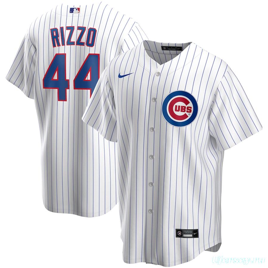 Men's Anthony Rizzo White Home 2020 Player Team Jersey