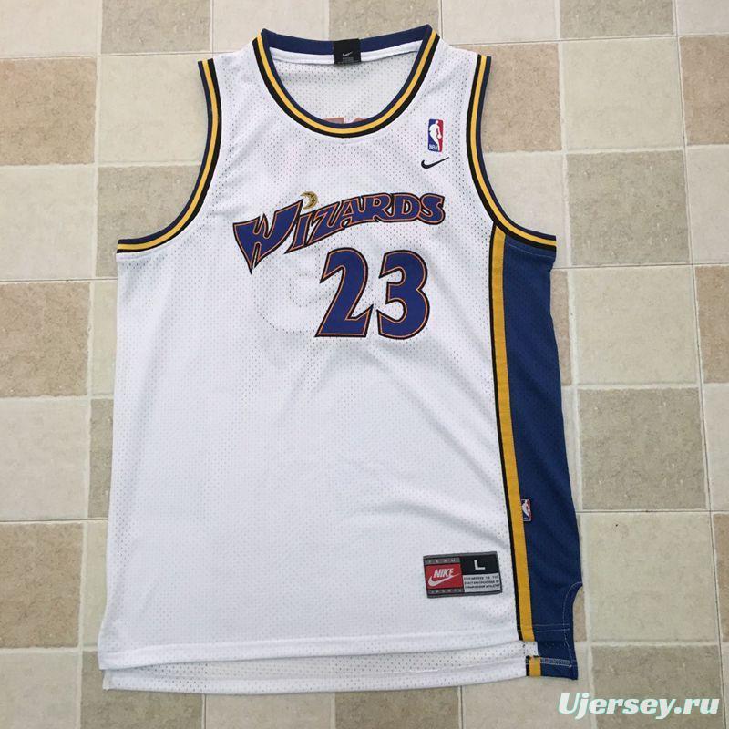 Men's Michael Jordan White Retro Classic Team Jersey