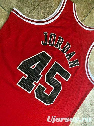 Men's Michael Jordan Red Retro Classic Team Jersey