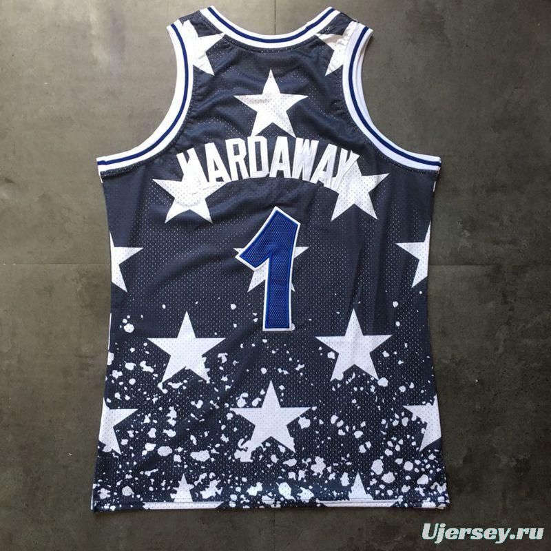 Men's Anfernee Hardaway Blue Retro Classic Team Jersey