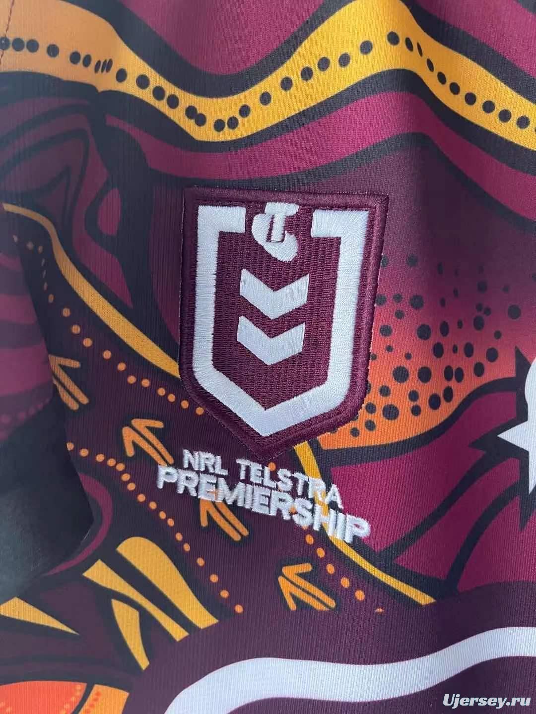 Brisbane Broncos 2021 Men's Indigenous Rugby Jersey