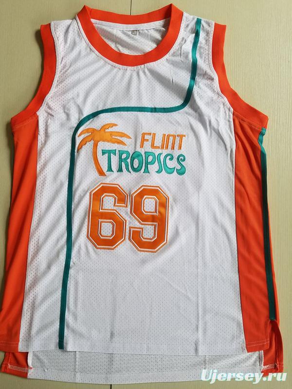 Downtown Funky Stuff Malone Flint Tropics Semi Pro Team Basketball Jersey New