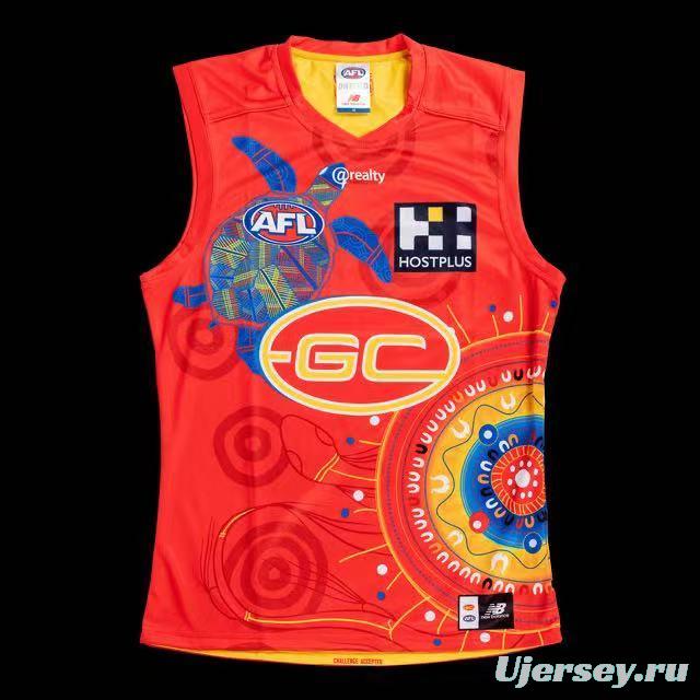 Gold Coast Suns 2021 Mens Indigenous Guernsey