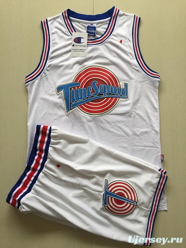Michael Jordan 23 Movie Edition White Basketball Jersey Kit