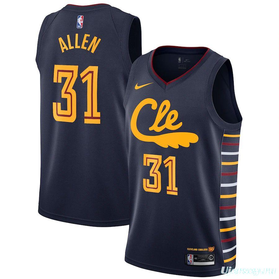 City Edition Club Team Jersey - Navy - Jarrett Allen - Mens - 2019