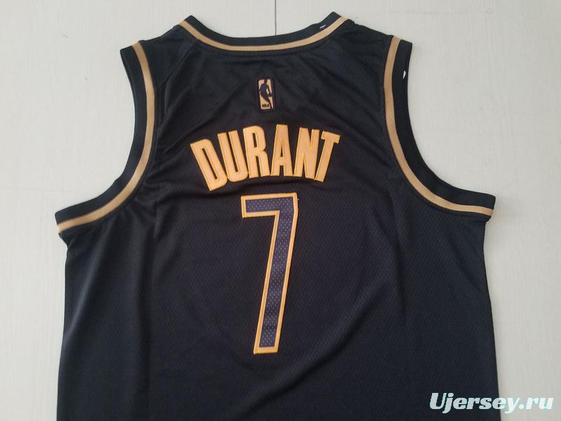 Kevin Durant 7 Black Golden Edition Jersey