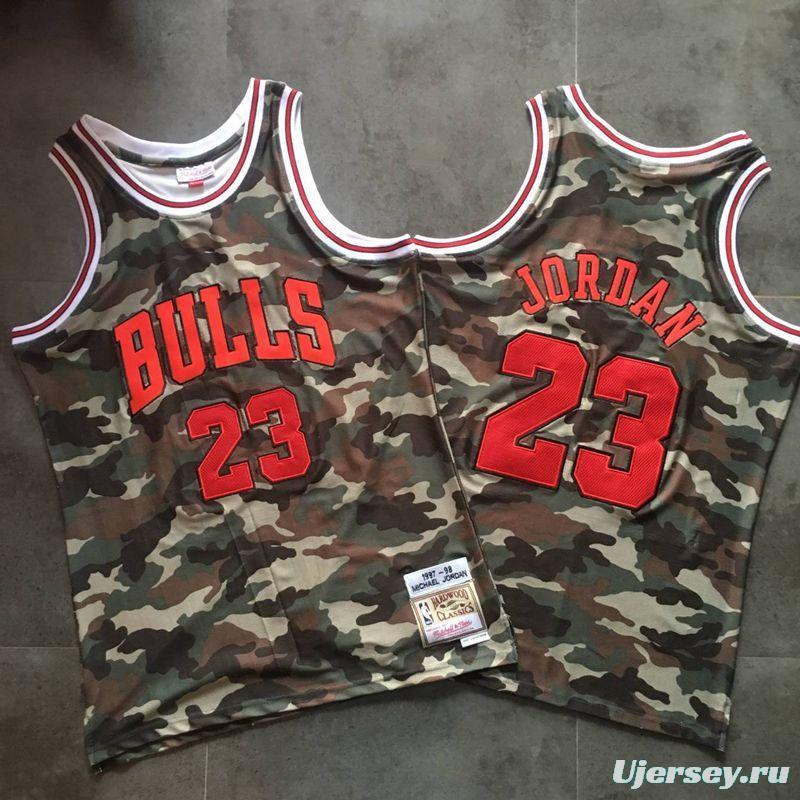 Men's Michael Jordan Camouflage Retro Classic Team Jersey