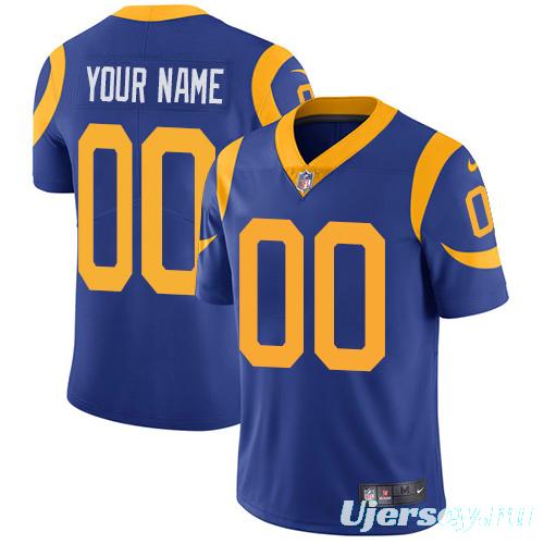 Men's Royal Alternate Custom Limited Team Jersey