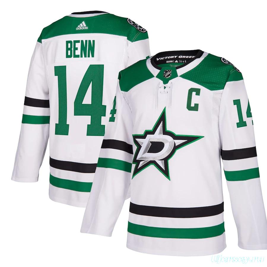 Youth Jamie Benn White Away Player Team Jersey